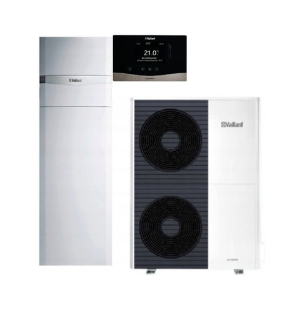 Balíček tepelného čerpadla Vaillant uniTOWER VWL 75/6A monoblok + VIH QW 190/6E + VRC 720 0010044181