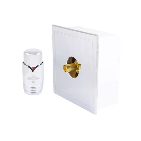 RTL úhlový kazetový omezovač teploty, čtvercový 3/4" bílý Schlosser 603200031