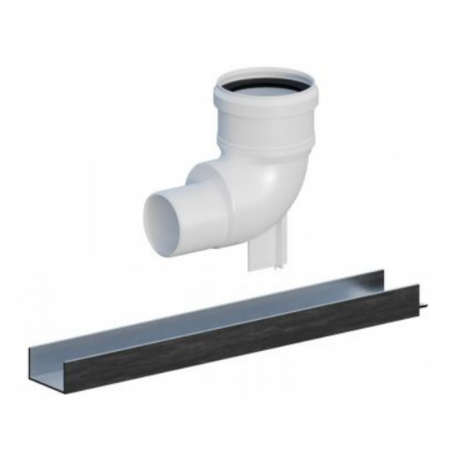 Redukční koleno s podpěrou PP 87 stupňů Fi 60/80 Ricom 4706080S