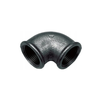 Černé koleno 1/2" Gebo 90-4S