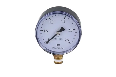 Manometr topení RF 63, fi63 mm, 0÷2,5 bar, G1/4" AFRISO 63511