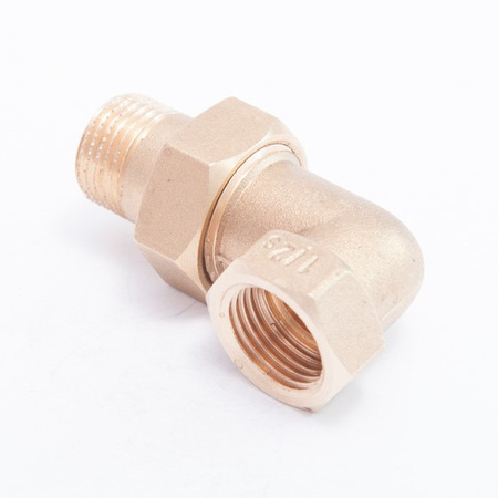 Mosazné úhlové šroubení s O-kroužkem 1" Goshe 607.022