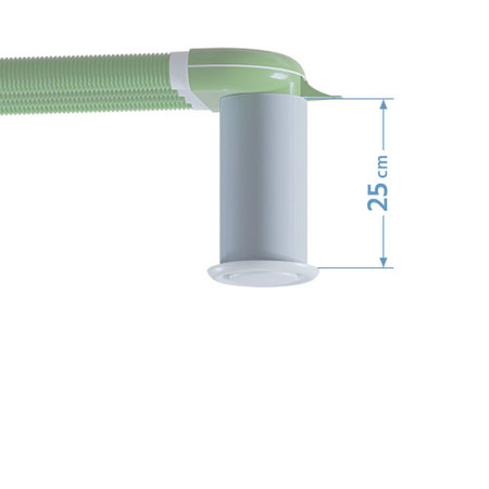 Prodloužení pro připojovací komory 25cm PVC PE-Flex