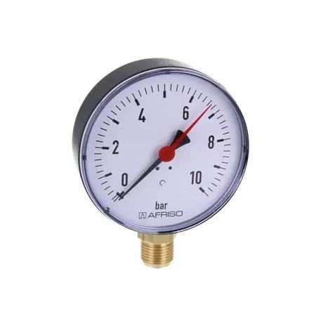 Topný manometr RF 100 Fi 100 mm 0÷10 bar G1/2" RAD class 2.5 Afriso 63614
