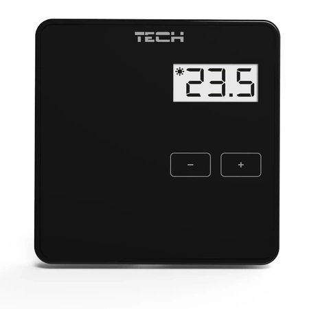 R-10b drátový pokojový regulátor pro pásku L-10, černý Tech WG.11.0281