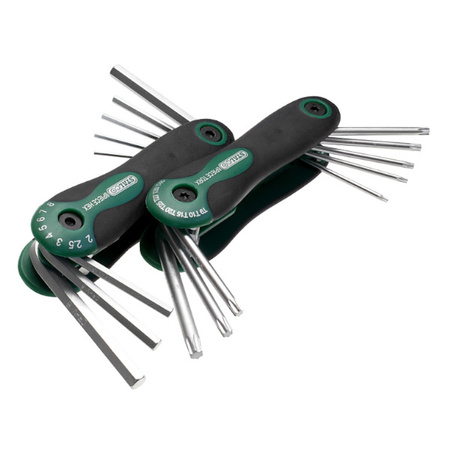 Sada torxových a imbusových klíčů 8 EL. CrV STALCO S-46378