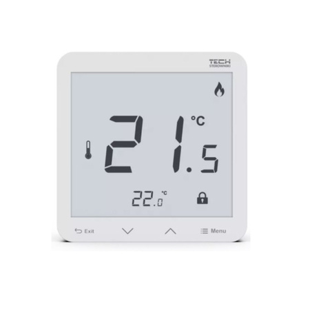 Bezdrátový pokojový ovladač Tech R-8S PLUS bílý WG.11.0624