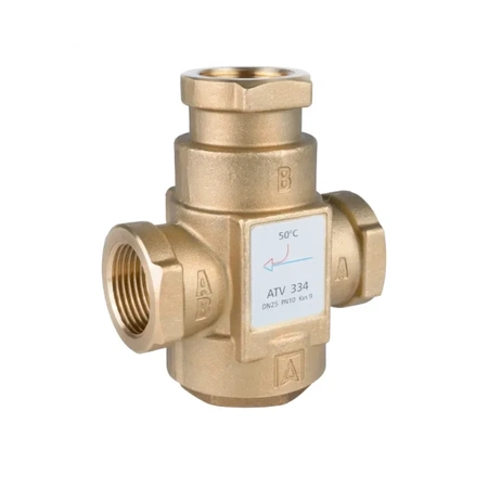 Teplotní ventil ATV 334 DN25 Rp1" kvs 9 50°C AFRISO 1633410