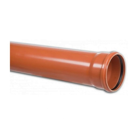 Vnější kanalizační trubka fi 110x3,2mm 1m PVC SN8 pěnová DYKA