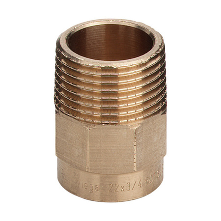 Bronzová vsuvka pro měděnou pájku GZ 18 mm x 3/4" Viega 101039
