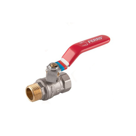 Šroubovací kulový kohout s pákou 1/2" F-Comfort Ferro KFC11