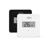 R-12b drátový pokojový regulátor pro pásek Ix a I-12, černý Tech WG.11.0715