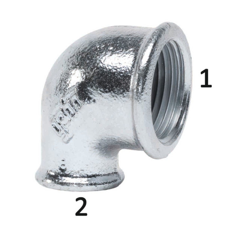 Koleno redukční 1" x 3/4" pozink Gebo 90-26V