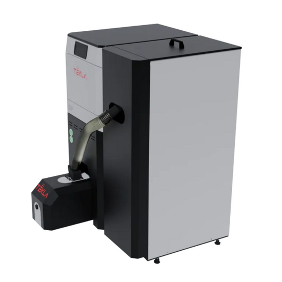 DRACO BIO COMPACT FII GP 12 kW jednohořákový kotel na pelety s automatickým hořákem na pelety Tekla KB-100497