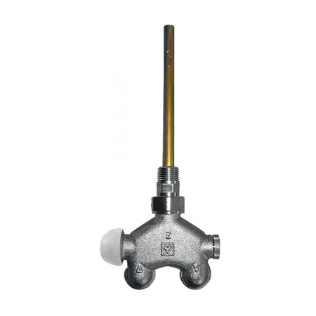 Herz VUA50 čtyřcestný ventil, dvoutrubkový, hranatý pro žebřík LIZAK