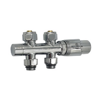 Goshe 0300.215 jednoduchá chromová termostatická sada Combo