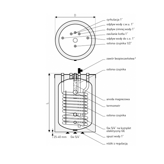Balení Junkers MS Compact kotel Cerapur Compact ZSB 24-1 + SGW(S) Rondo Premium 120 l výměník tepla + AF2 senzor + c.w.u BOSCH PACKAGE_MS_COMPACT