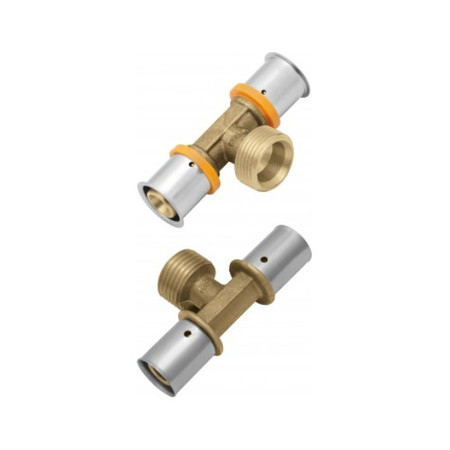 Mosazné T GZ 25xR1 KAN-therm Press 1009259002