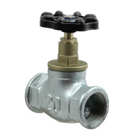 Litinový talířový ventil na vodu 3/4" Goshe 0200.410