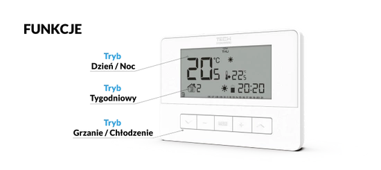 Dvoustavový drátový pokojový regulátor T-4.1 Tech WG.11.0630
