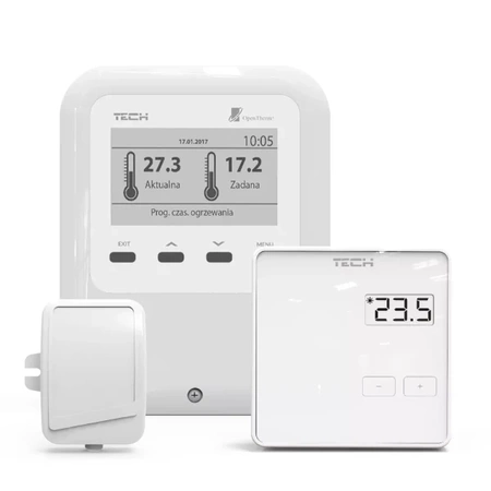 Pokojový ovladač WiFi OT s komunikací OpenTherm Tech WG.11.0563