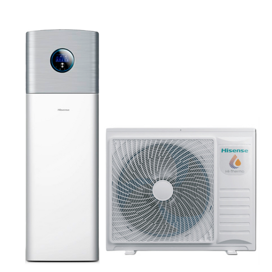 Hi-Therma 4 kW split tepelné čerpadlo Hisense AHW-044HCDS1 + AHM-044HCDSAA-23