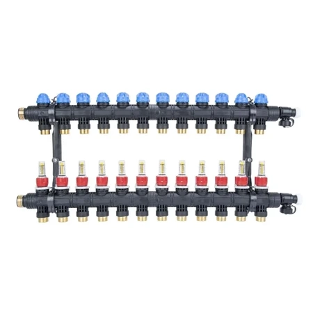 Rozdělovač ProCalida EF1 K, 12 topných okruhů, G1, 0,2 - 1,6 l/min AFRISO 81272