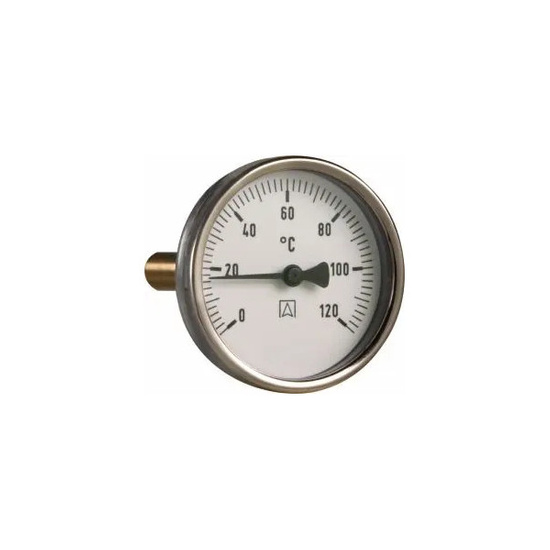 Bimetalový teploměr BiTh 100 Fi 100 mm 0÷120°CL 100 mm G1/2" sekera třída 2 Afriso 63813