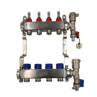 Podlahový rozdělovač ocel INOX 15 okruhů Goshe 0331.223