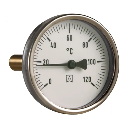 Bimetalový teploměr BiTh 100 fi100 mm -20÷60°CL 40 mm G1/2" sekera třídy 2 Afriso 63959