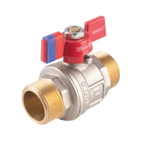 Šroubovací kulový ventil s motýlkem 1/2" F-Power Ferro KFPN1