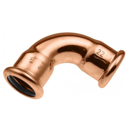 Měděné koleno Měď 22 mm 90 st KAN-therm Press 2265302003