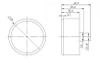 Topný manometr RF 63 Fi 63 mm 0÷6 bar G1/4" ax class 2.5 Afriso 63538