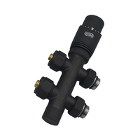 Termostatická sada rovná Combo černá Goshe 0300.214