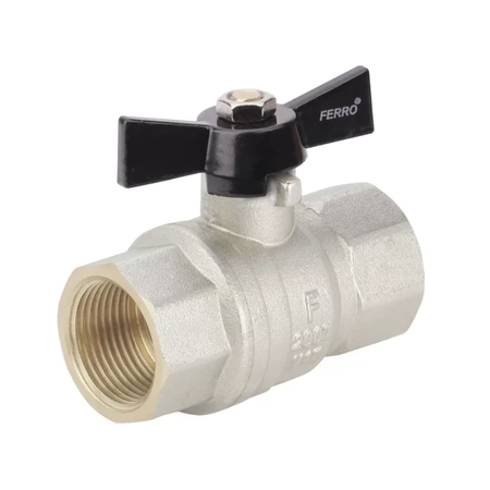 Šroubovací vodní kulový kohout s motýlkem 3/4" Herkules Ferro KMH2