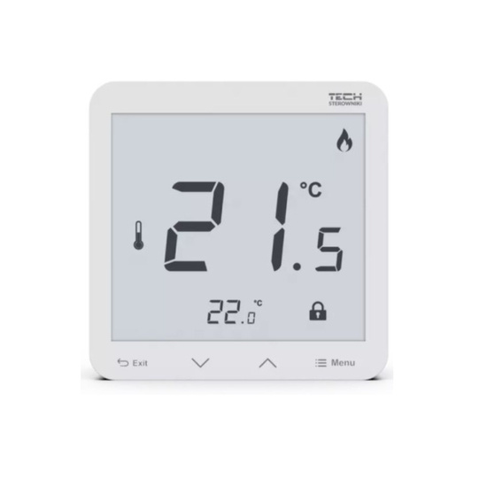 Bezdrátový pokojový ovladač Tech R-8S PLUS bílý WG.11.0624