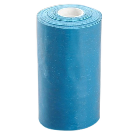 Výstražná páska bez vložky, modrá, 100m