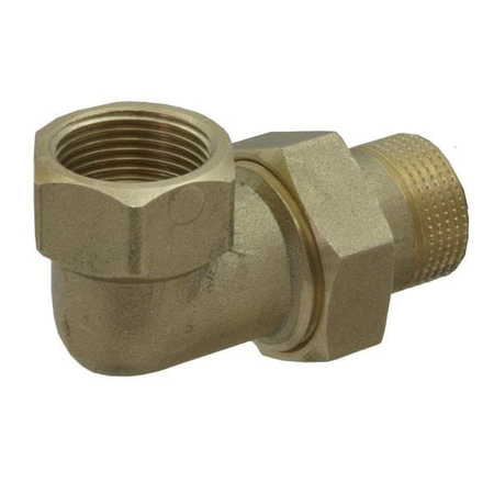 Mosazné úhlové šroubení s O-kroužkem 3/4" Goshe 607.021