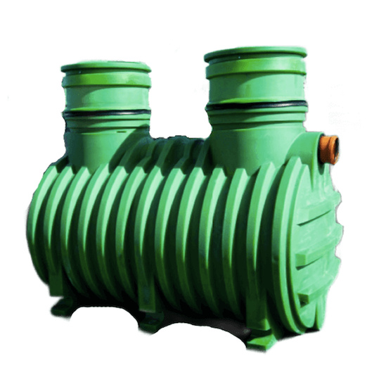 Drenážní čistička 6 RLM 3m3 1článková, filtr, SR-3 + 60 metrů potrubí a geotextilie Wobet 0342