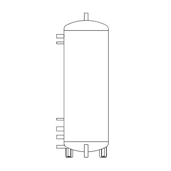 Akumulační nádrž se 100mm izolací ATMOS 600L DZ