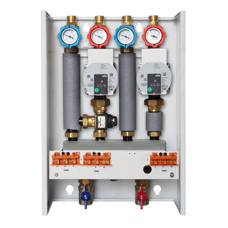Čerpací systém Bormet V2 MT/B, oběhové čerpadlo WILO Yanos Para 25/60/130 + 1x termostatický ventil ESBE VTA 372 + přímý oběh
