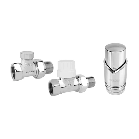 Dekorativní rovný termostatický set 1/2" chrom Ferro ZTM30CR