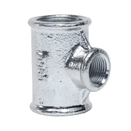 Redukční T-kus 1 1/2" x 1" pozinkovaný Gebo 130-32V