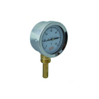 Axiální bimetalový teploměr 63 mm 0-120°C rad. Goshe 0705.332