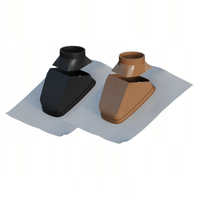 Přechod na šikmé střechy 25-50 stupňů červená fi 100-125 Ricom