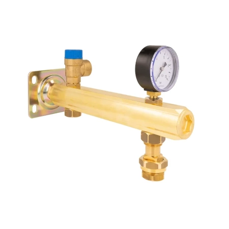 Bezpečnostní skupina TUV s připojením s rychlospojkou pro expanzní nádobu BSB GW3/4", MSW 6 bar, manometr 0-10 bar AFRISO 9062100