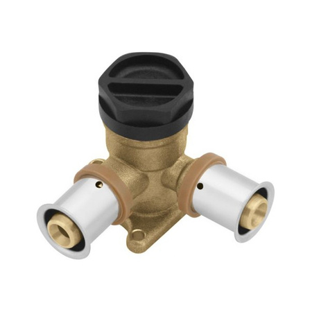 Úhlové odpaliště z mosazi s ušima GW 20xRp1/2 L 41mm KAN-therm Press 1009285082