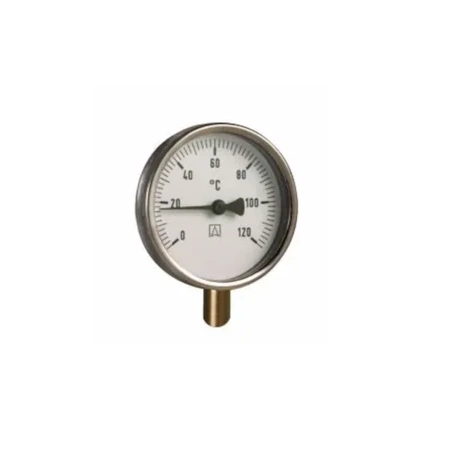 Bimetalový teploměr BiTh 100 Fi 100 mm -20÷60°CL 100 mm G1/2" rad class 2 Afriso 64075