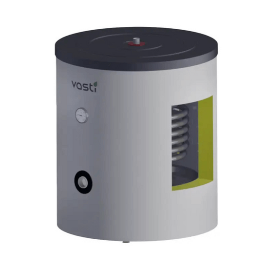 120L teplovodní výměník Vasti s hadem