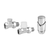 Dekorativní rovný termostatický set 1/2" chrom Ferro ZTM30CR